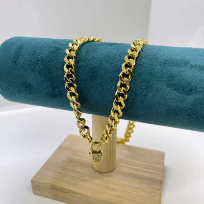 Cadena Broche Corazón