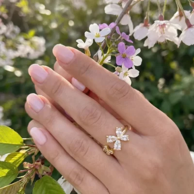 Anillo Mariposa de Primavera